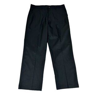 Champion‎ Black Golf Pants 36X30 Straight Cut Men's Flat Front